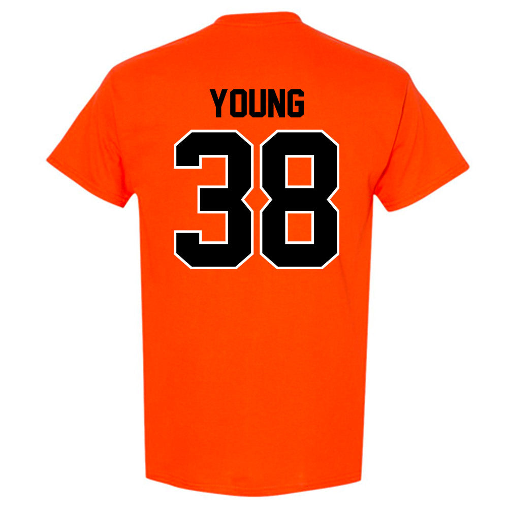 Oklahoma State - NCAA Football : Carlveon Young - Classic Shersey T-Shirt-1