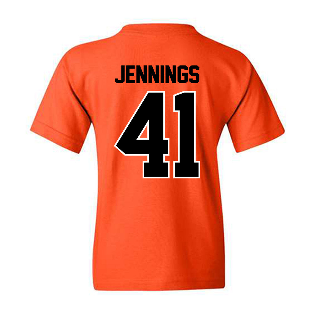 Oklahoma State - NCAA Baseball : Parker Jennings - Classic Shersey Youth T-Shirt-1