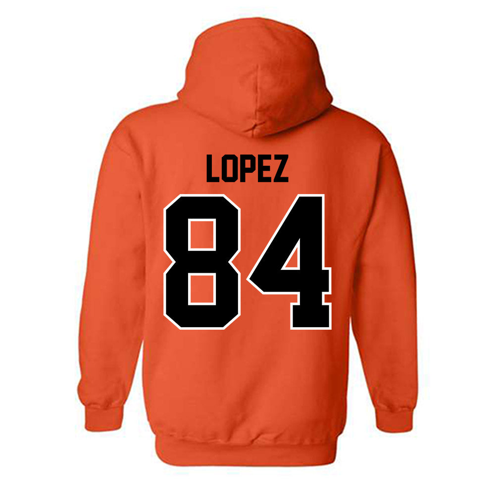 Oklahoma State - NCAA Football : Matrail Lopez - Classic Shersey Hooded Sweatshirt-1