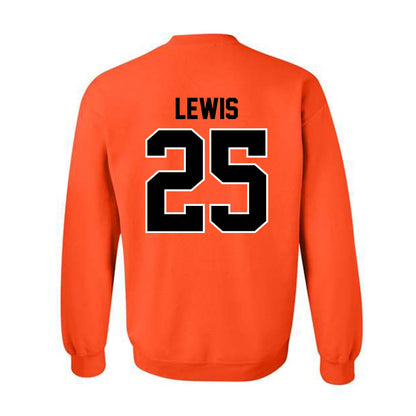 Oklahoma State - NCAA Football : Kollin Lewis - Classic Shersey Crewneck Sweatshirt-1