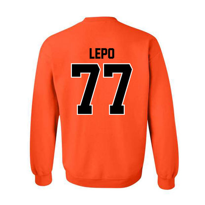 Oklahoma State - NCAA Football : Ashton Lepo - Classic Shersey Crewneck Sweatshirt-1