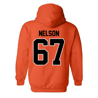 Oklahoma State - NCAA Football : Braydon Nelson - Classic Shersey Hooded Sweatshirt-1