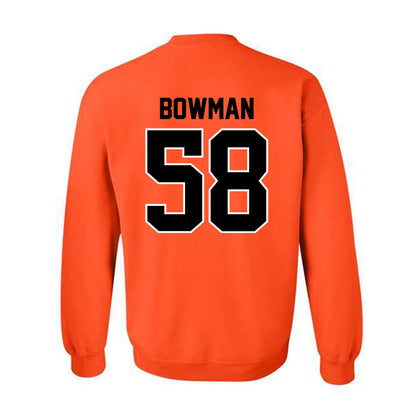 Oklahoma State - NCAA Football : Isaiah Bowman - Classic Shersey Crewneck Sweatshirt-1