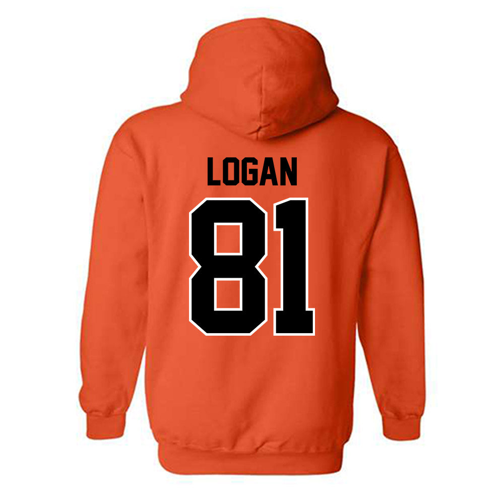 Oklahoma State - NCAA Football : Luke Logan - Classic Shersey Hooded Sweatshirt-1