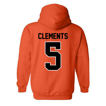 Oklahoma State - NCAA Football : Saadiq Clements - Classic Shersey Hooded Sweatshirt-1