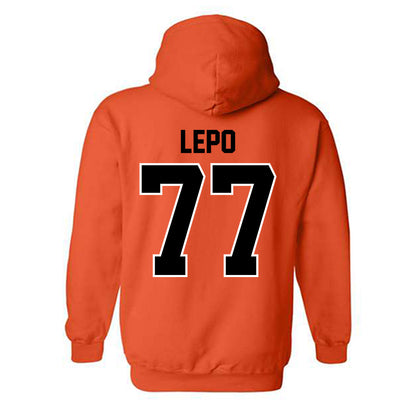 Oklahoma State - NCAA Football : Ashton Lepo - Classic Shersey Hooded Sweatshirt-1