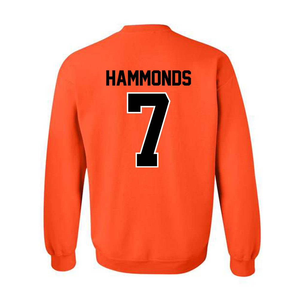 Oklahoma State - NCAA Football : Quinton Hammonds - Classic Shersey Crewneck Sweatshirt-1