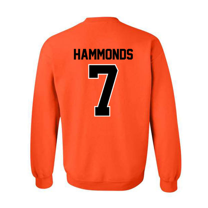 Oklahoma State - NCAA Football : Quinton Hammonds - Classic Shersey Crewneck Sweatshirt-1