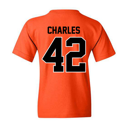 Oklahoma State - NCAA Football : Malik Charles - Classic Shersey Youth T-Shirt-1