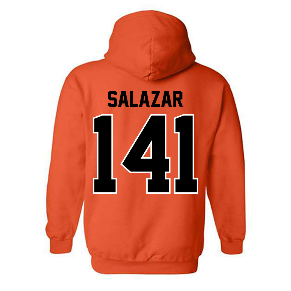 Oklahoma State - NCAA Wrestling : Ramon Salazar - Classic Shersey Hooded Sweatshirt-1