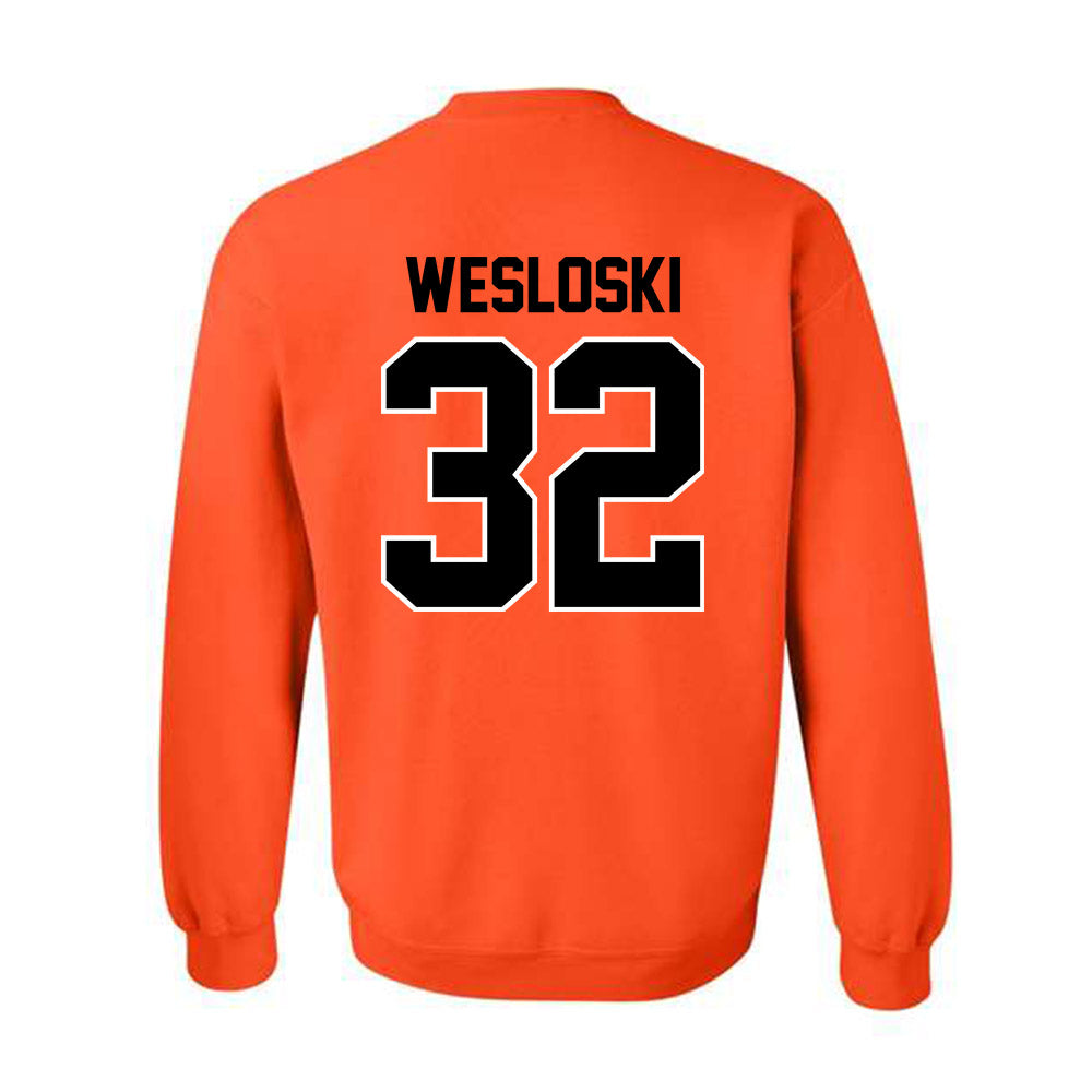 Oklahoma State - NCAA Football : Ethan Wesloski - Classic Shersey Crewneck Sweatshirt-1