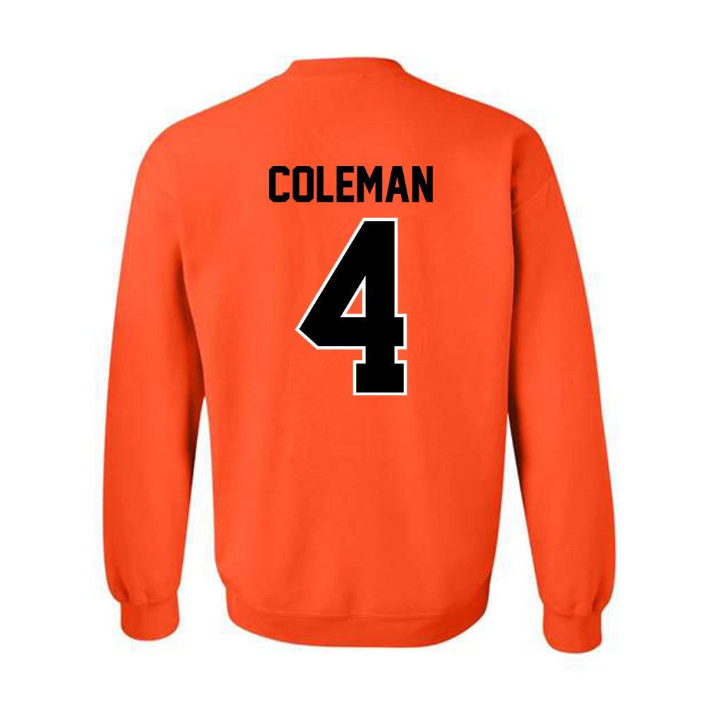 Oklahoma State - NCAA Men's Basketball : Christian Coleman - Classic Shersey Crewneck Sweatshirt-1
