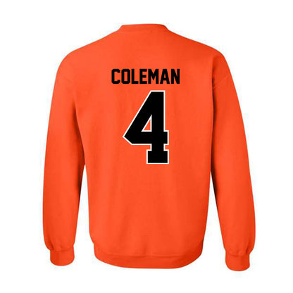 Oklahoma State - NCAA Men's Basketball : Christian Coleman - Classic Shersey Crewneck Sweatshirt-1