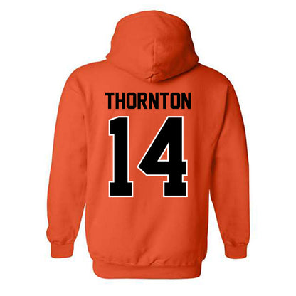 Oklahoma State - NCAA Football : Jabarie Thornton - Classic Shersey Hooded Sweatshirt-1