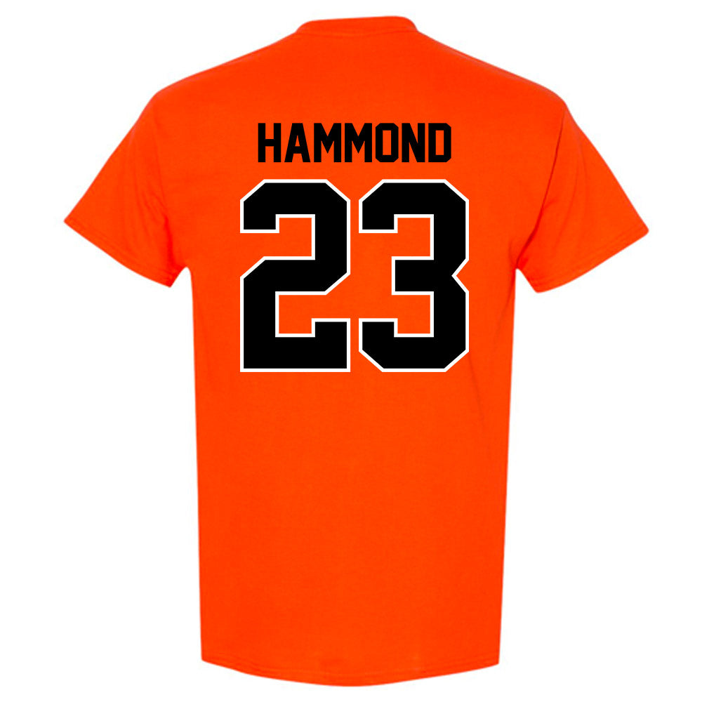 Oklahoma State - NCAA Football : Oscar Hammond - Classic Shersey T-Shirt-1