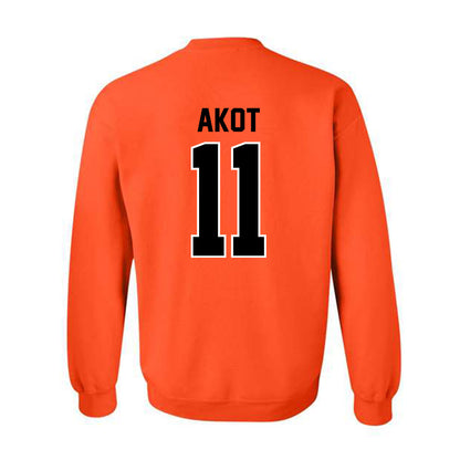 Oklahoma State - NCAA Women's Basketball : Achol Akot - Classic Shersey Crewneck Sweatshirt-1