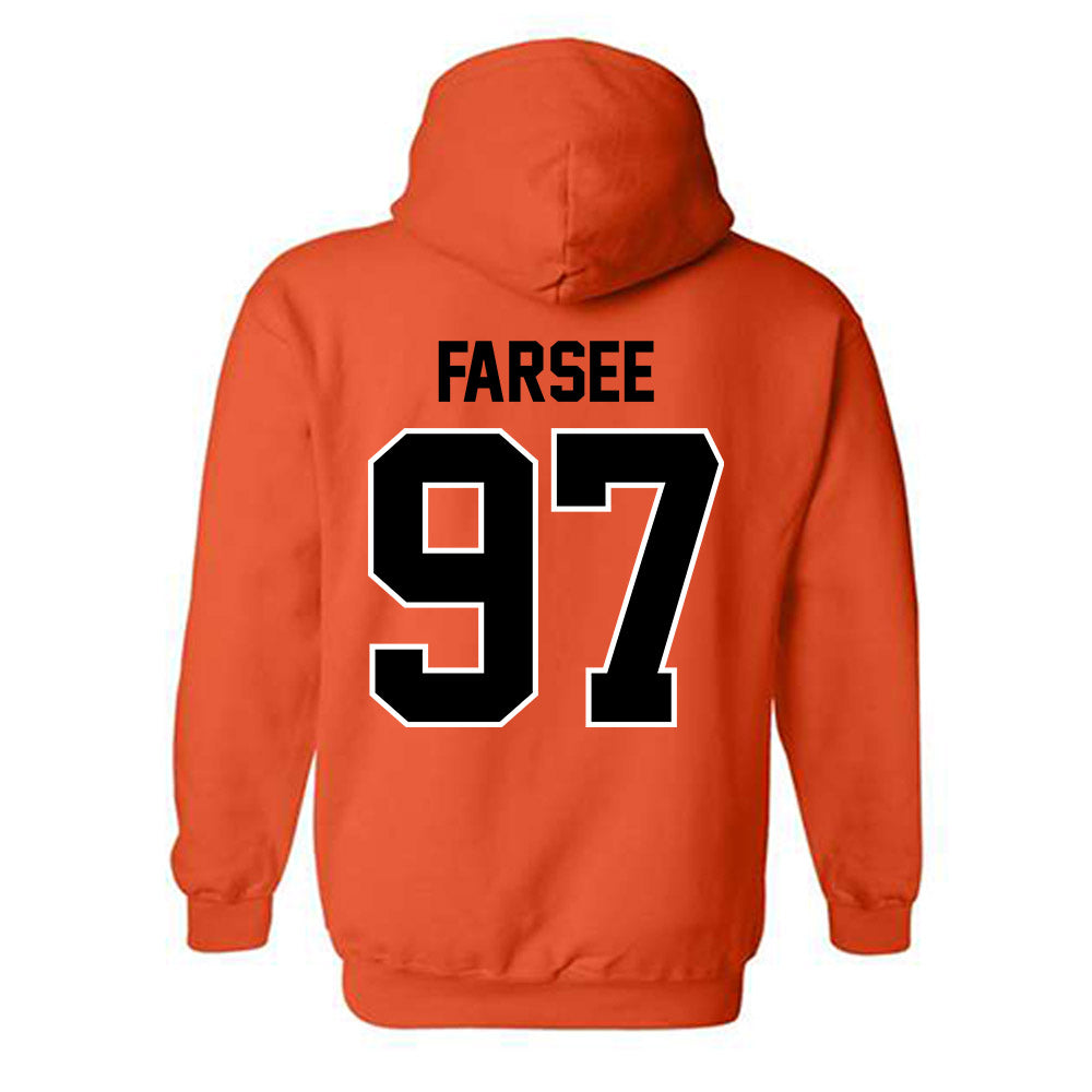 Oklahoma State - NCAA Football : Nygel Farsee - Classic Shersey Hooded Sweatshirt-1