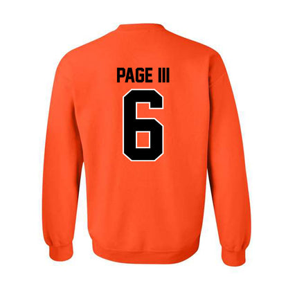 Oklahoma State - NCAA Football : Tre Page III - Classic Shersey Crewneck Sweatshirt-1