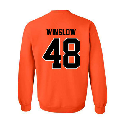 Oklahoma State - NCAA Baseball : Drew Winslow - Classic Shersey Crewneck Sweatshirt-1