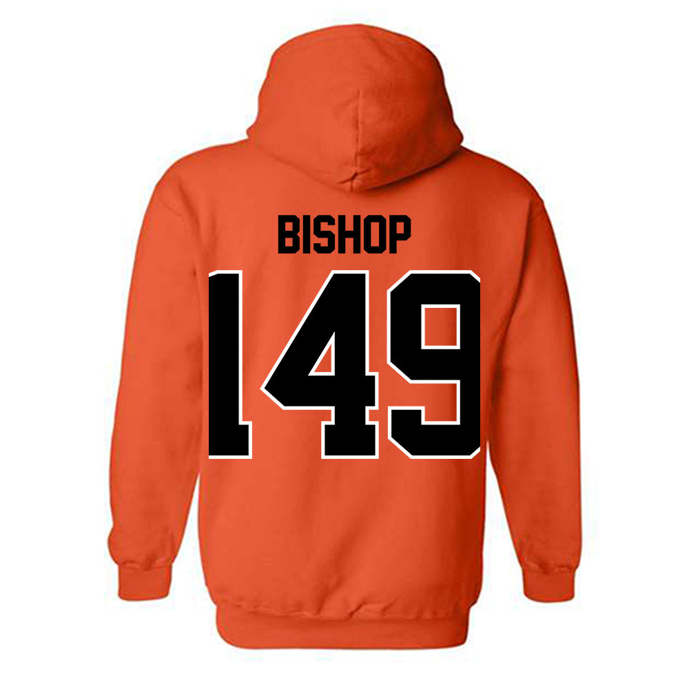 Oklahoma State - NCAA Wrestling : Max Bishop - Classic Shersey Hooded Sweatshirt-1