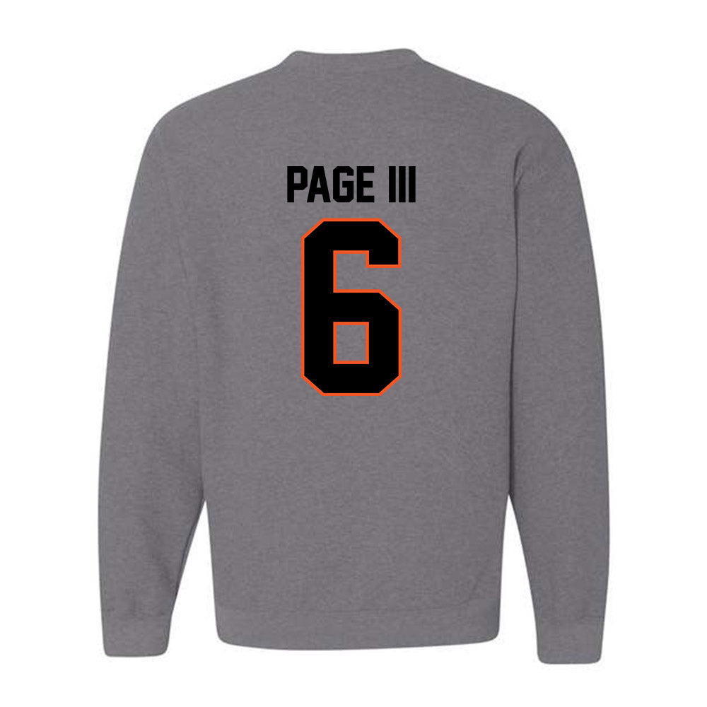 Oklahoma State - NCAA Football : Tre Page III - Classic Shersey Crewneck Sweatshirt-1