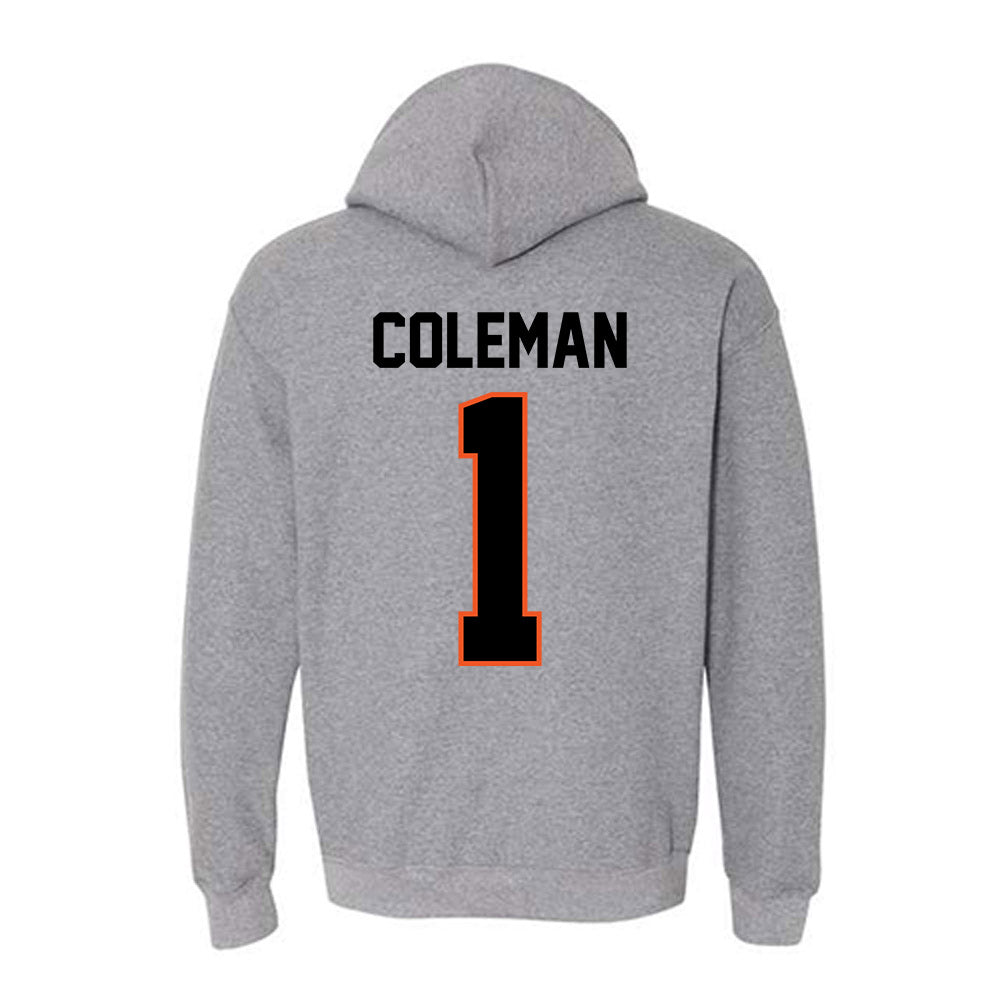 Oklahoma State - NCAA Football : Miles Coleman - Classic Shersey Hooded Sweatshirt-1