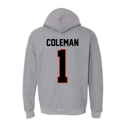 Oklahoma State - NCAA Football : Miles Coleman - Classic Shersey Hooded Sweatshirt-1