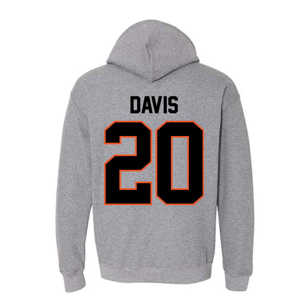 Oklahoma State - NCAA Football : Taurean Davis - Classic Shersey Hooded Sweatshirt-1