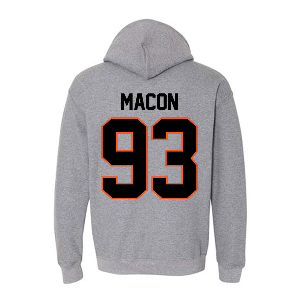Oklahoma State - NCAA Football : Dominic Macon - Classic Shersey Hooded Sweatshirt-1