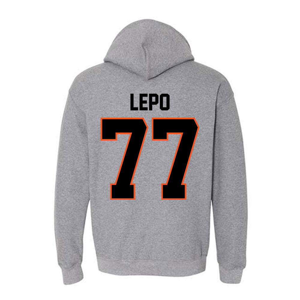 Oklahoma State - NCAA Football : Ashton Lepo - Classic Shersey Hooded Sweatshirt-1