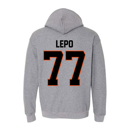 Oklahoma State - NCAA Football : Ashton Lepo - Classic Shersey Hooded Sweatshirt-1