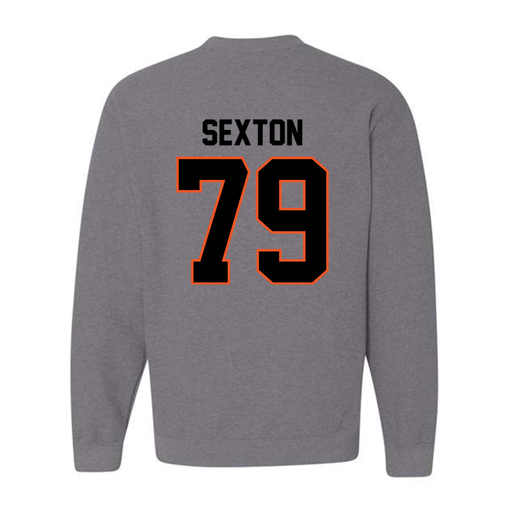 Oklahoma State - NCAA Football : Jacob Sexton - Classic Shersey Crewneck Sweatshirt-1