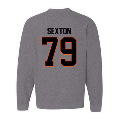 Oklahoma State - NCAA Football : Jacob Sexton - Classic Shersey Crewneck Sweatshirt-1