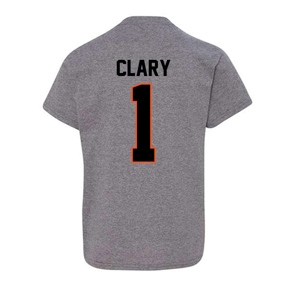 Oklahoma State - NCAA Men's Basketball : Kanye Clary - Classic Shersey Youth T-Shirt-1