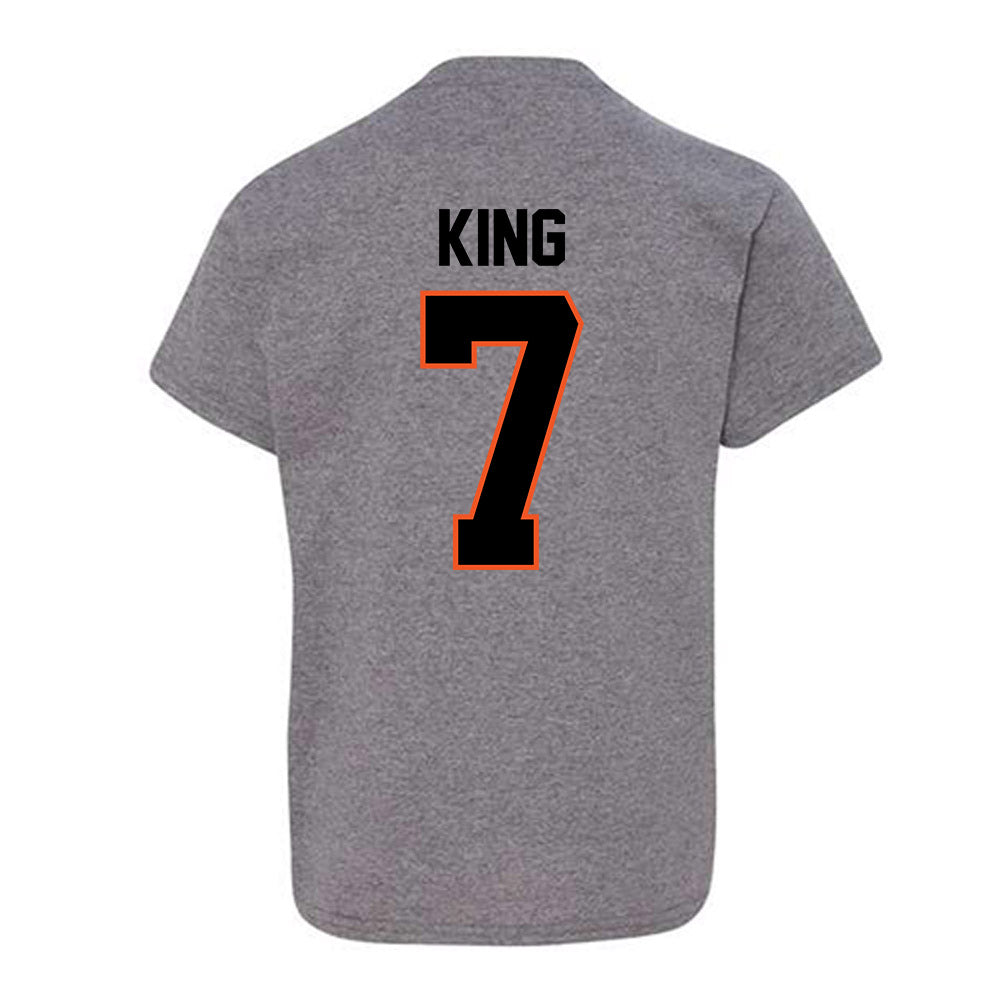 Oklahoma State - NCAA Women's Soccer : Sherline King - Classic Shersey Youth T-Shirt-1