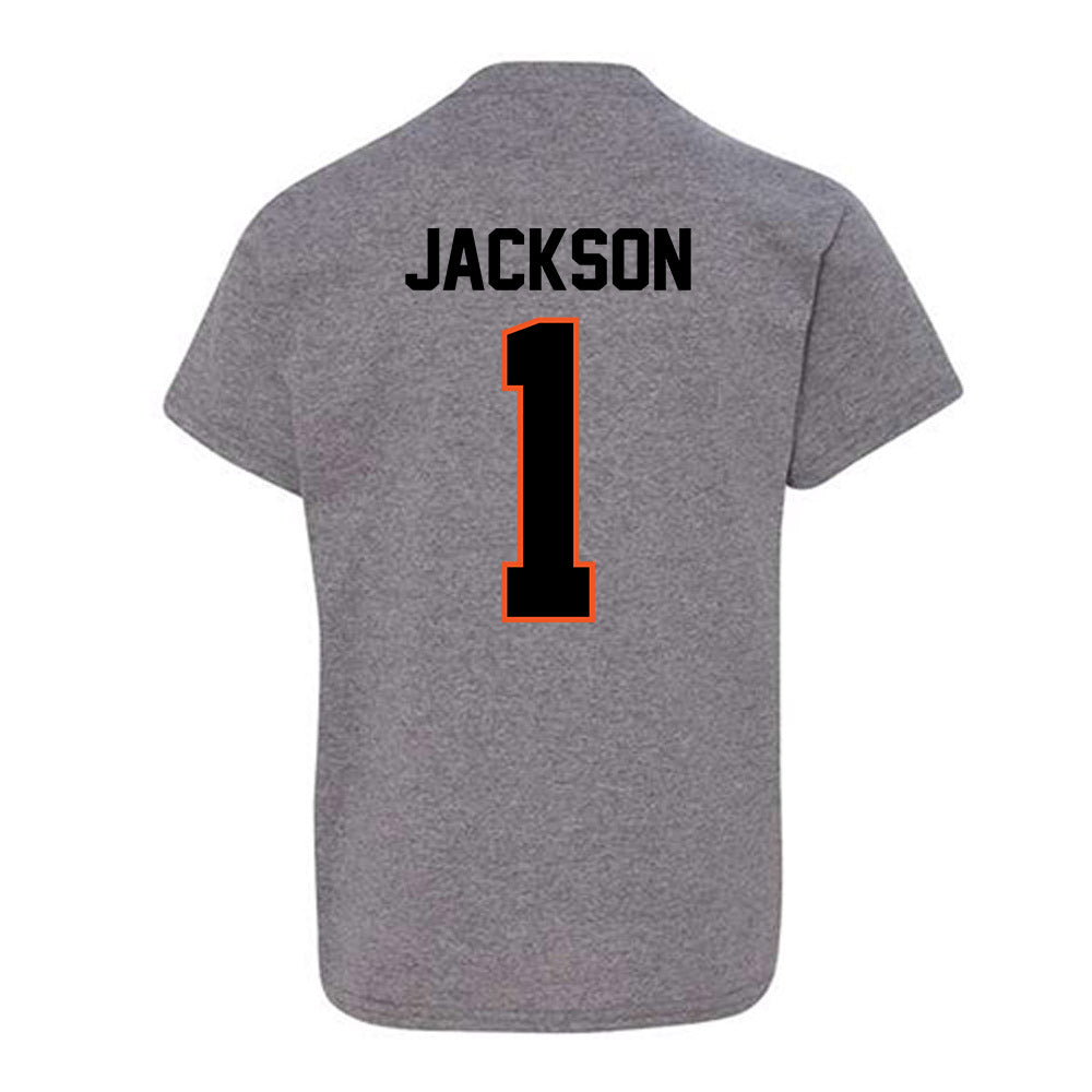 Oklahoma State - NCAA Football : Evan Jackson - Classic Shersey Youth T-Shirt-1