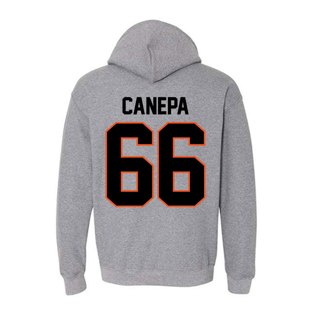 Oklahoma State - NCAA Football : Louie Canepa - Classic Shersey Hooded Sweatshirt-1