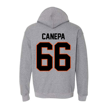 Oklahoma State - NCAA Football : Louie Canepa - Classic Shersey Hooded Sweatshirt-1