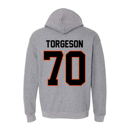 Oklahoma State - NCAA Football : Shaun Torgeson - Classic Shersey Hooded Sweatshirt-1