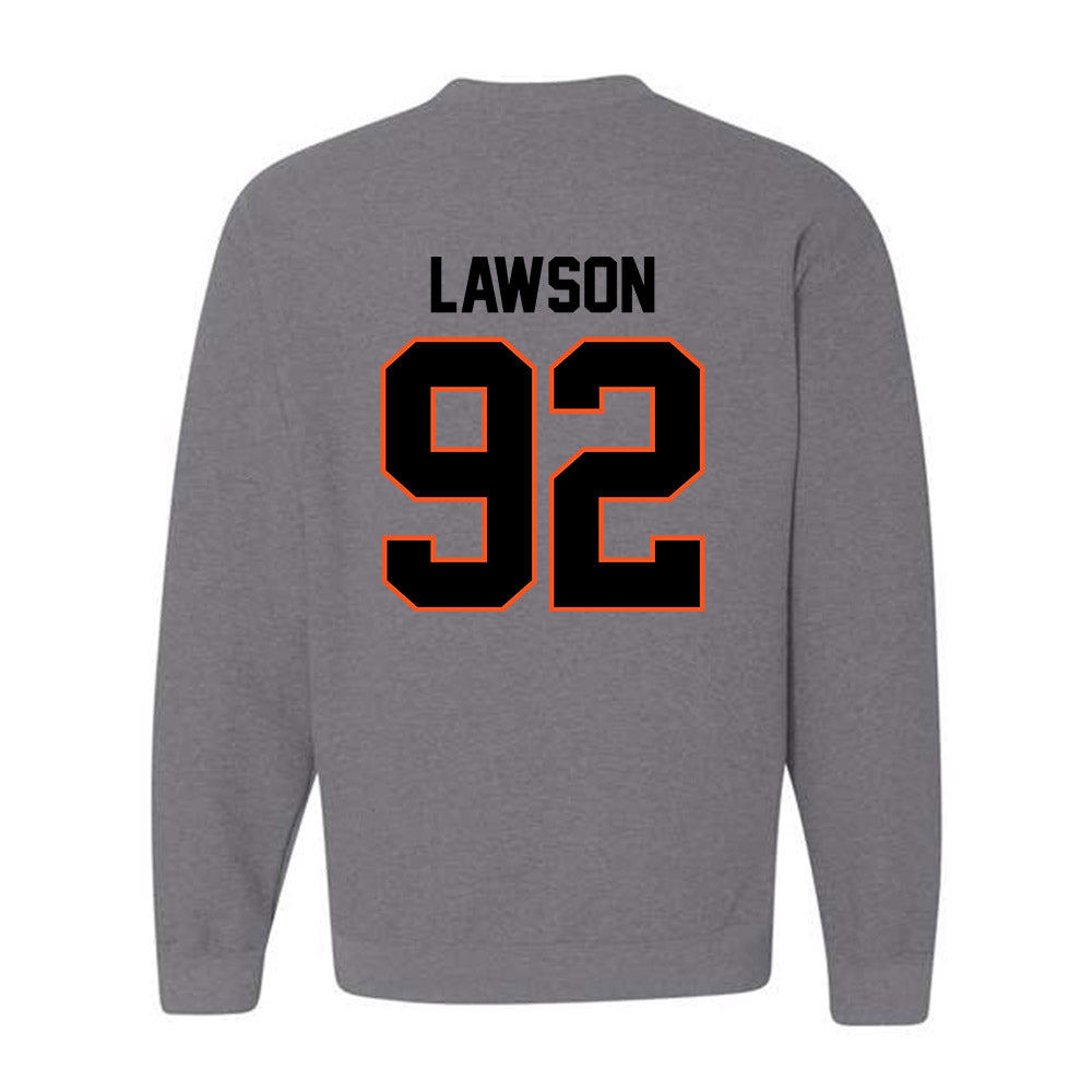 Oklahoma State - NCAA Football : Jerry Lawson - Classic Shersey Crewneck Sweatshirt-1