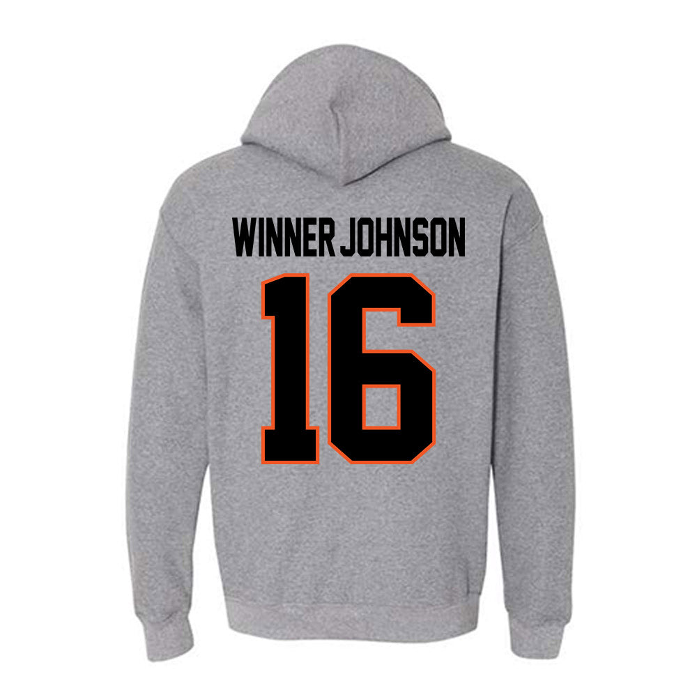 Oklahoma State - NCAA Football : Dallas Winner-Johnson - Classic Shersey Hooded Sweatshirt-1