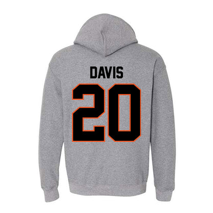 Oklahoma State - NCAA Football : Taurean Davis - Classic Shersey Hooded Sweatshirt-1
