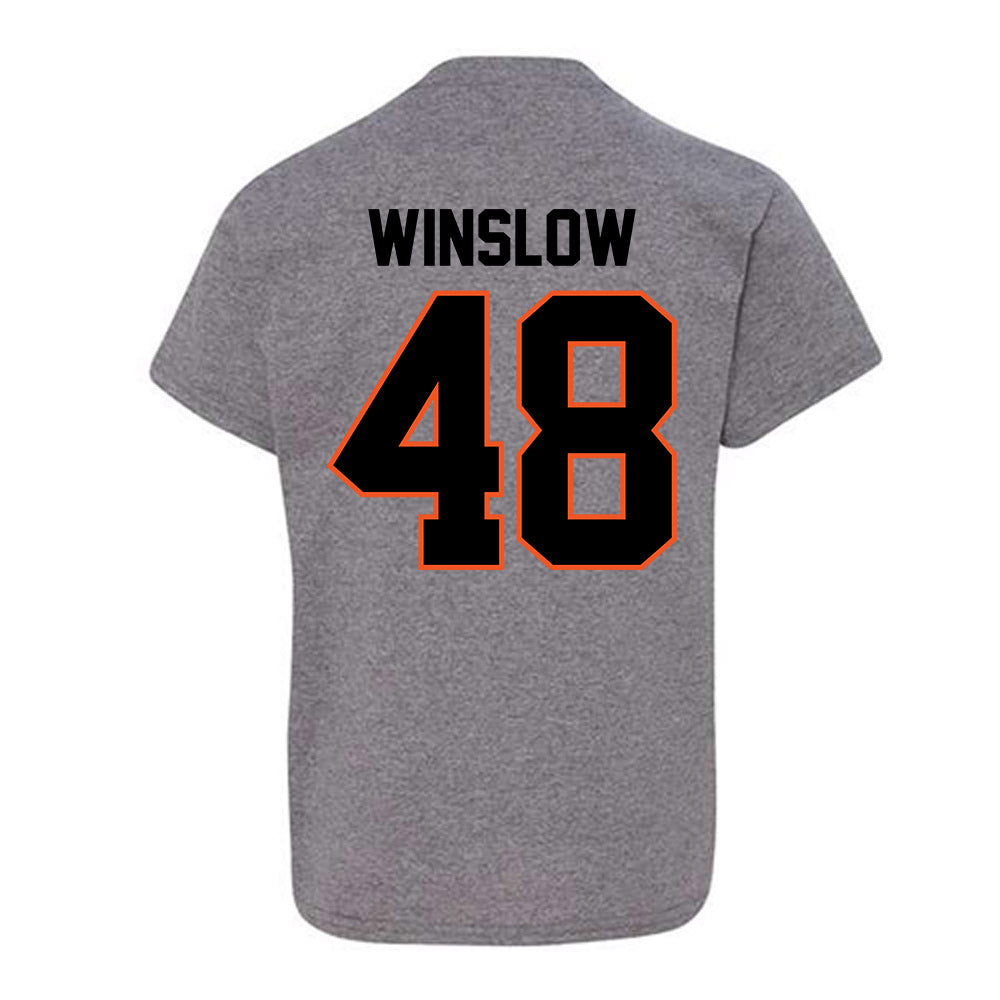 Oklahoma State - NCAA Baseball : Drew Winslow - Classic Shersey Youth T-Shirt-1