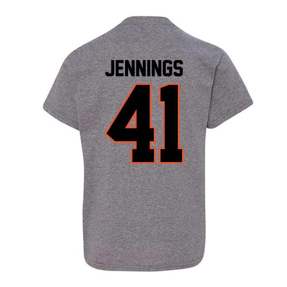 Oklahoma State - NCAA Baseball : Parker Jennings - Classic Shersey Youth T-Shirt-1