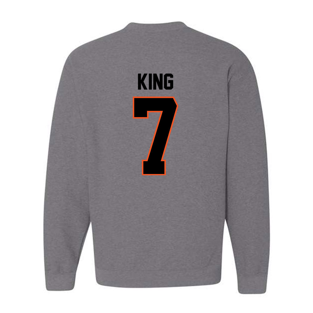 Oklahoma State - NCAA Women's Soccer : Sherline King - Classic Shersey Crewneck Sweatshirt-1