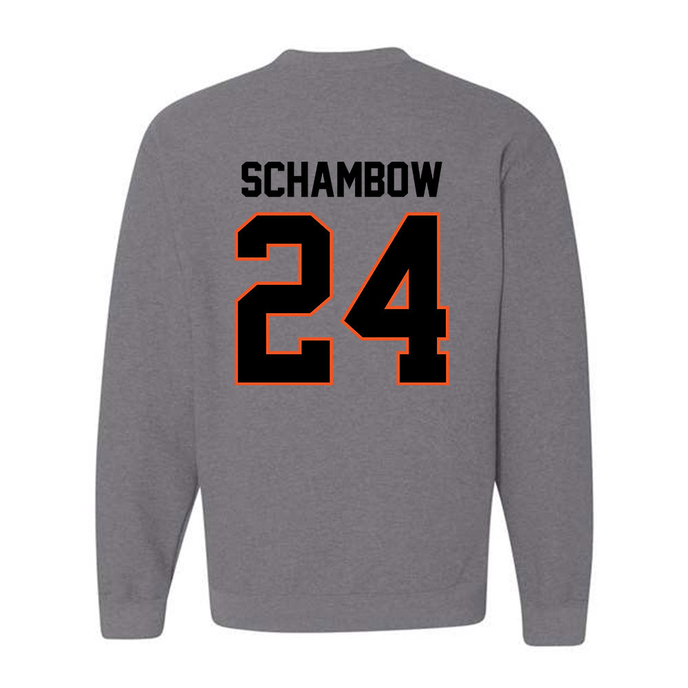 Oklahoma State - NCAA Baseball : Quinn Schambow - Classic Shersey Crewneck Sweatshirt-1