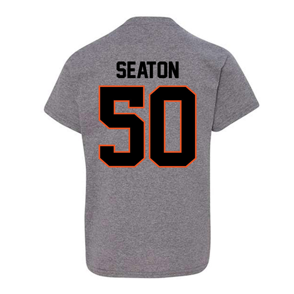 Oklahoma State - NCAA Football : Kole Seaton - Classic Shersey Youth T-Shirt-1