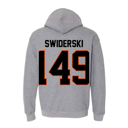 Oklahoma State - NCAA Wrestling : Casey Swiderski - Classic Shersey Hooded Sweatshirt-1