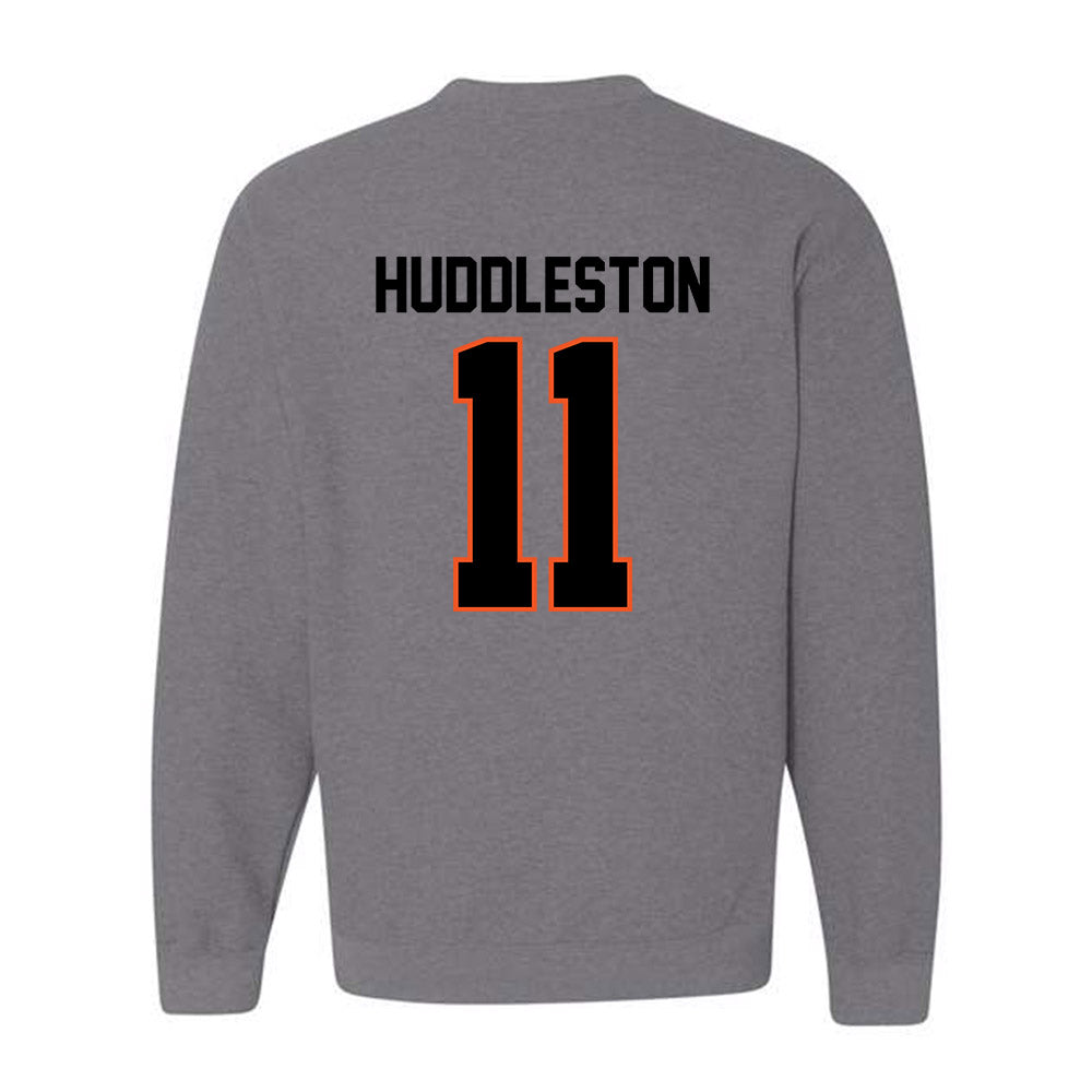 Oklahoma State - NCAA Football : Keviyan Huddleston - Classic Shersey Crewneck Sweatshirt-1