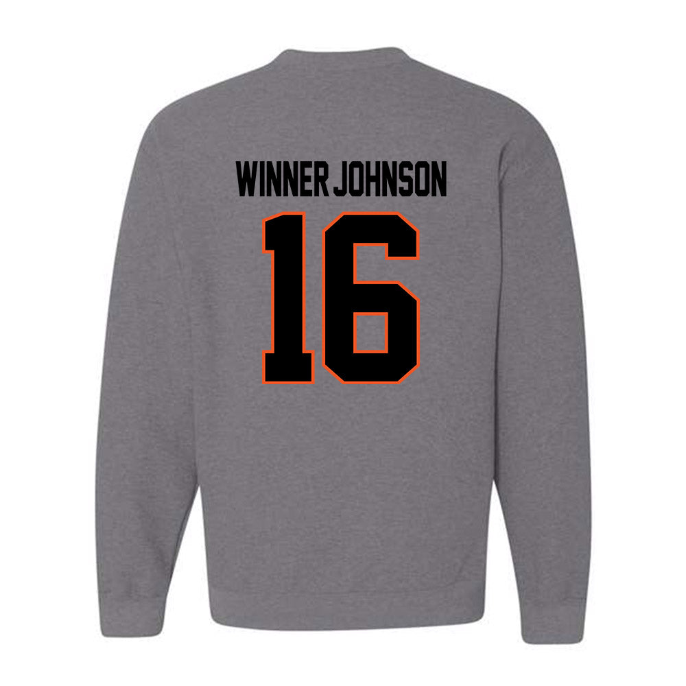 Oklahoma State - NCAA Football : Dallas Winner-Johnson - Classic Shersey Crewneck Sweatshirt-1